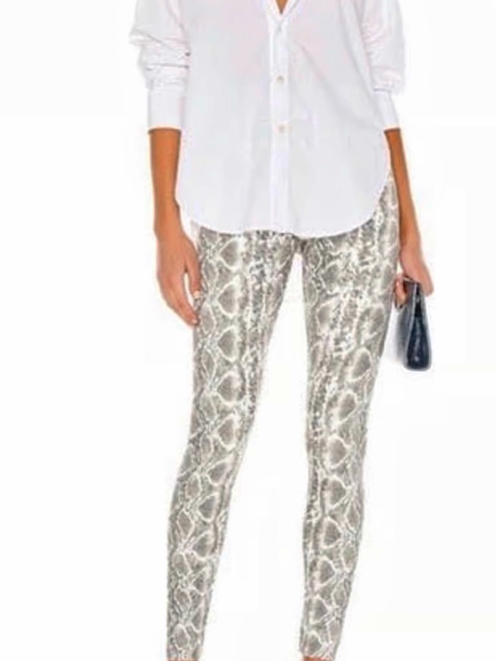 Commando Snake Print Leggings MSRP 278$ White High Rise Size M + FREE 🎁 🔥Top